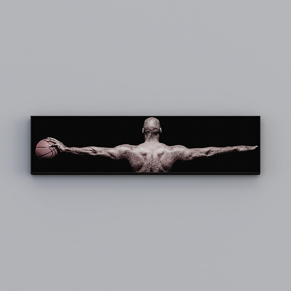 Roshan - Modern Wind - NBA star living room decorative painting - pays tribute to Kobe H