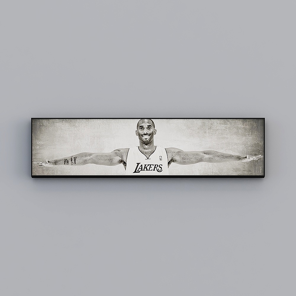 Roshan - Modern Wind - NBA star living room decorative painting - pays tribute to Kobe B