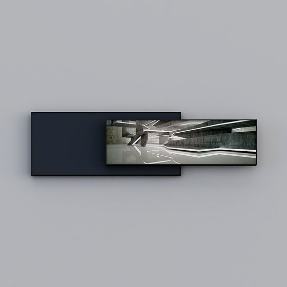 Futuristic Industrial Aesthetic 3D Model