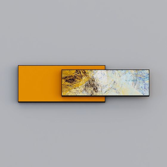 Abstract Picture Frame 3D model for Designers