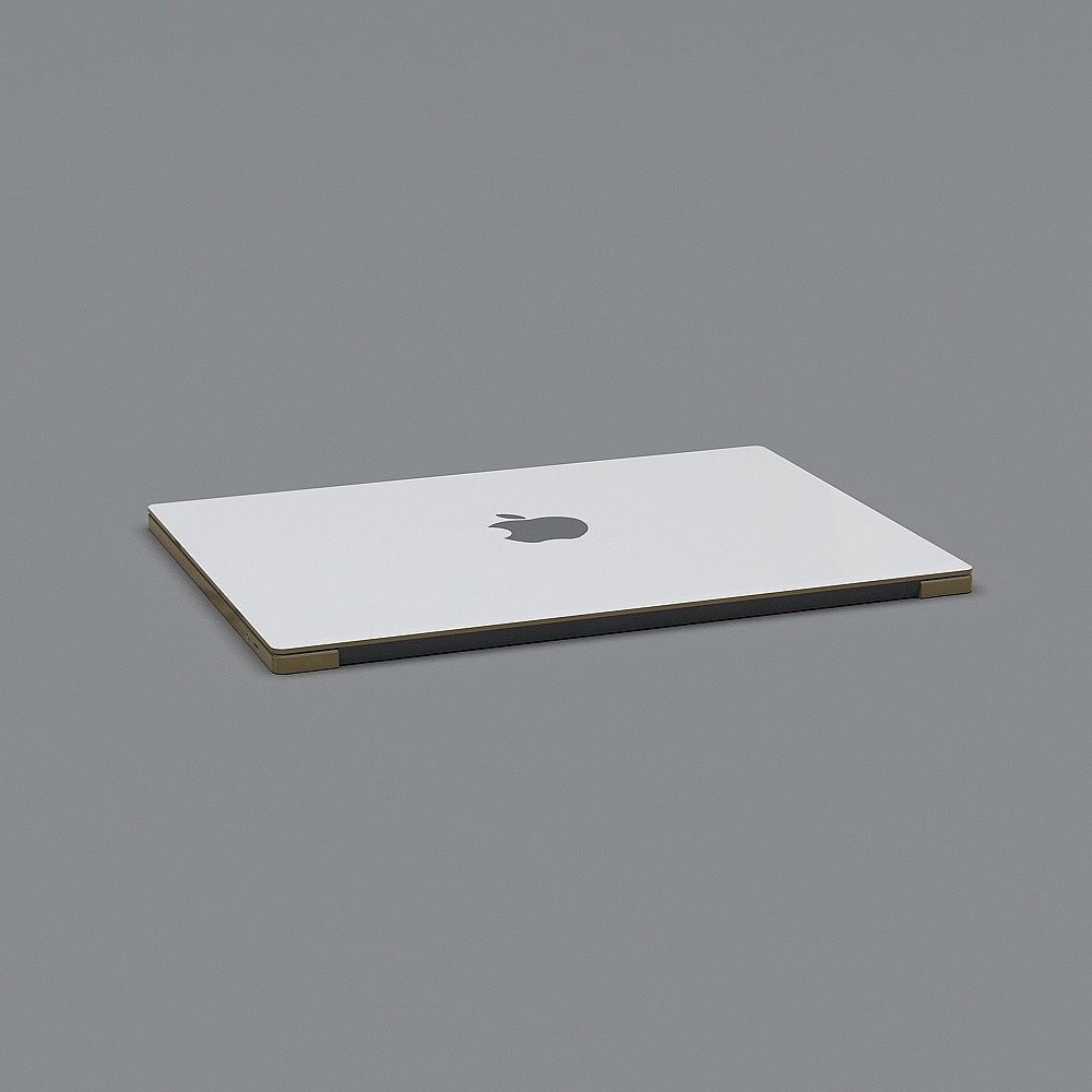 Sleek MacBook Pro 3D Model