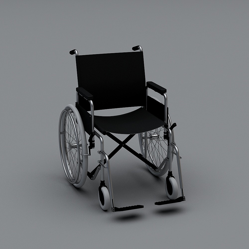 Modern hospital ward care room - wheelchair