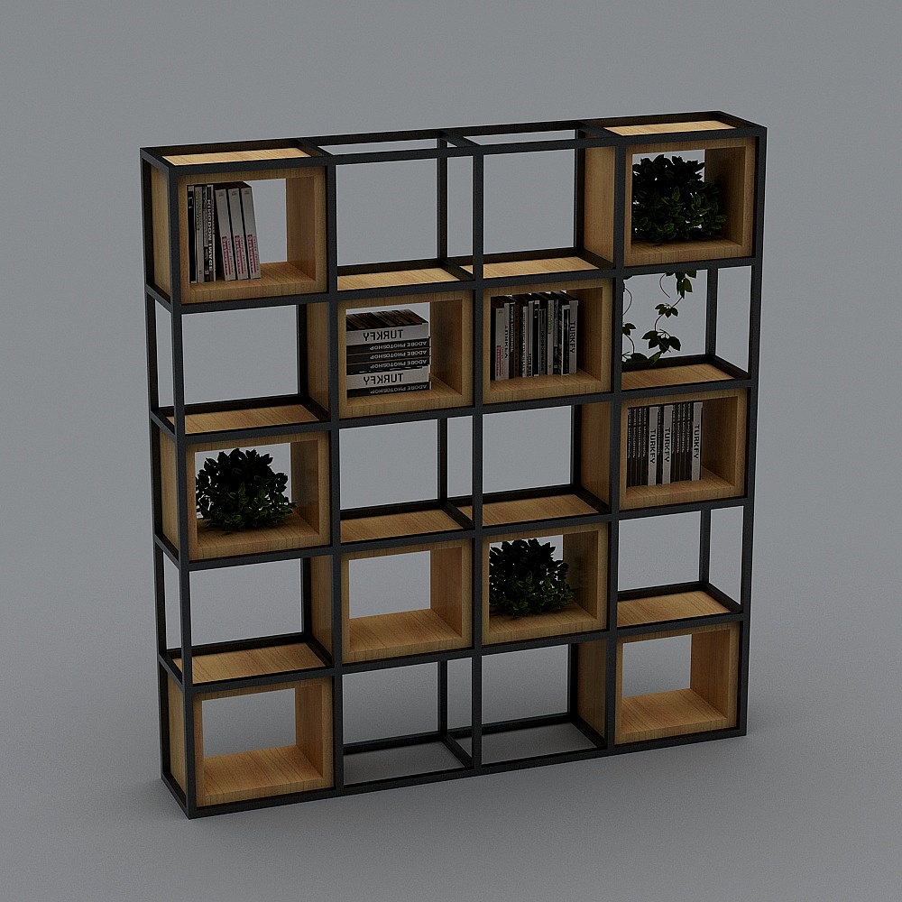 Industrial LOFT Cafe 17-Display Cabinet