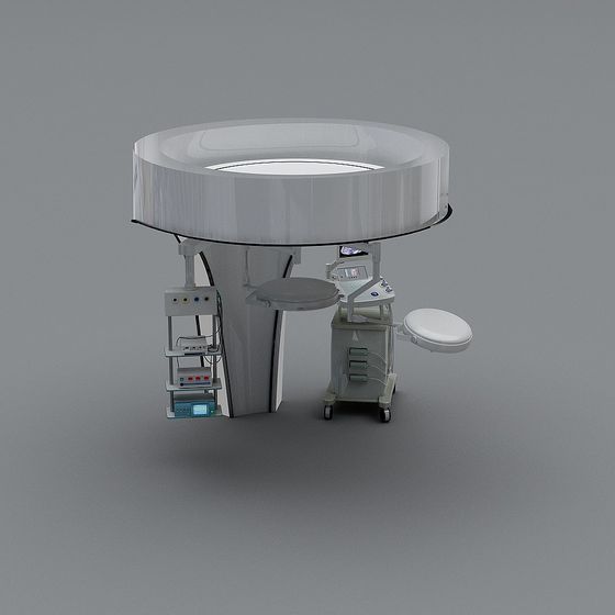 Futuristic Operating Table 3D model