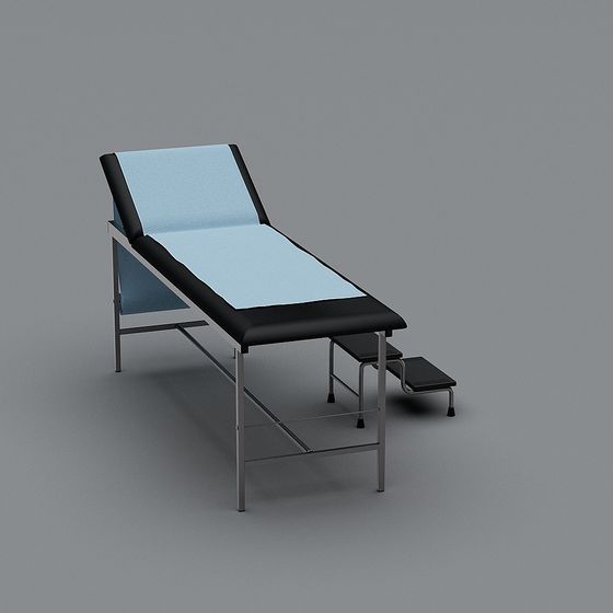 Minimalist Medical Treatment Bed 3D model