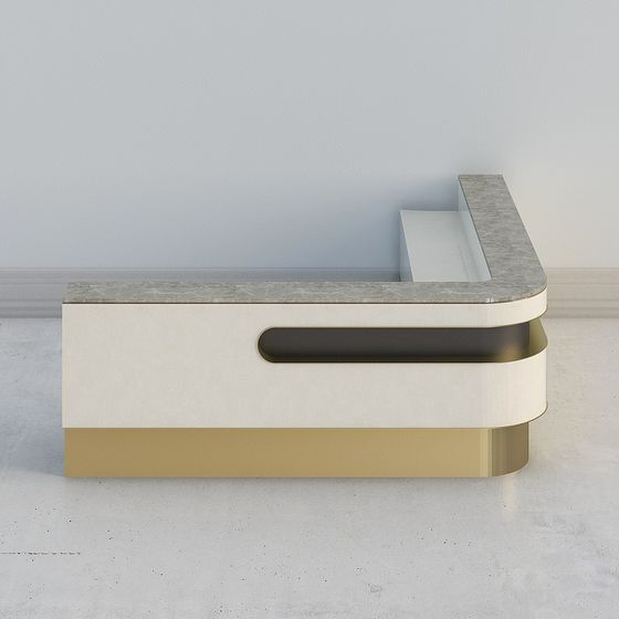 Minimalist Living Room Side Table 3D model