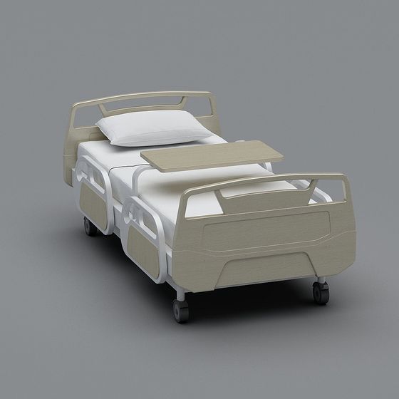 Modern Hospital Bed 3D model for Medical Environments
