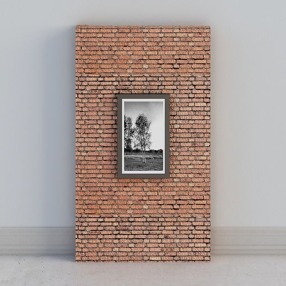 Realistic Brick Wall 3D model for Creative Projects