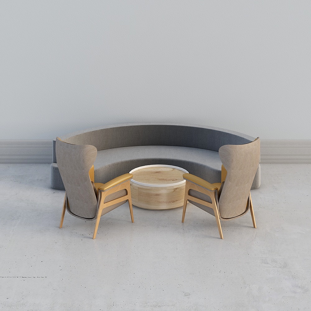 Industrial LOFT Cafe 10-Sofa Combination