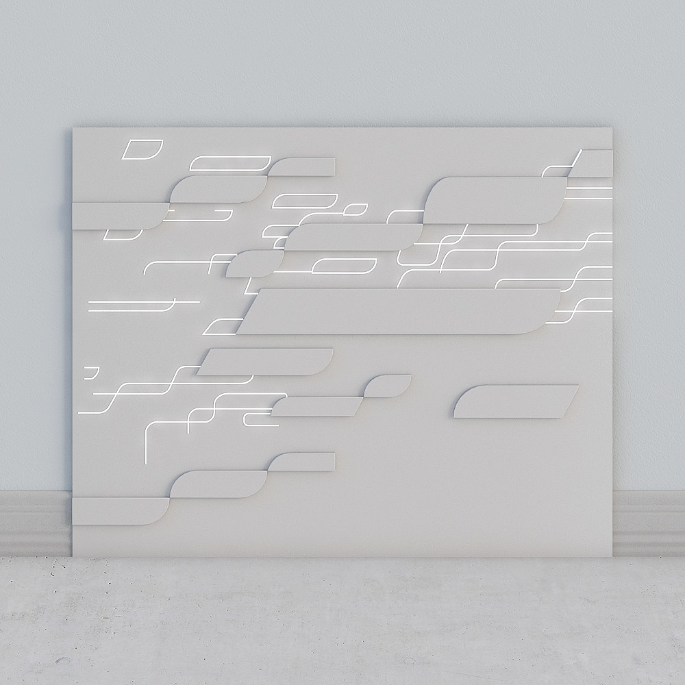 Pared de fondo moderna