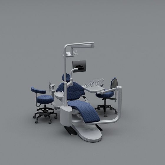 Low Poly Dental Clinic 3D model