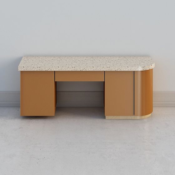 Urban Edge Desk 3D model