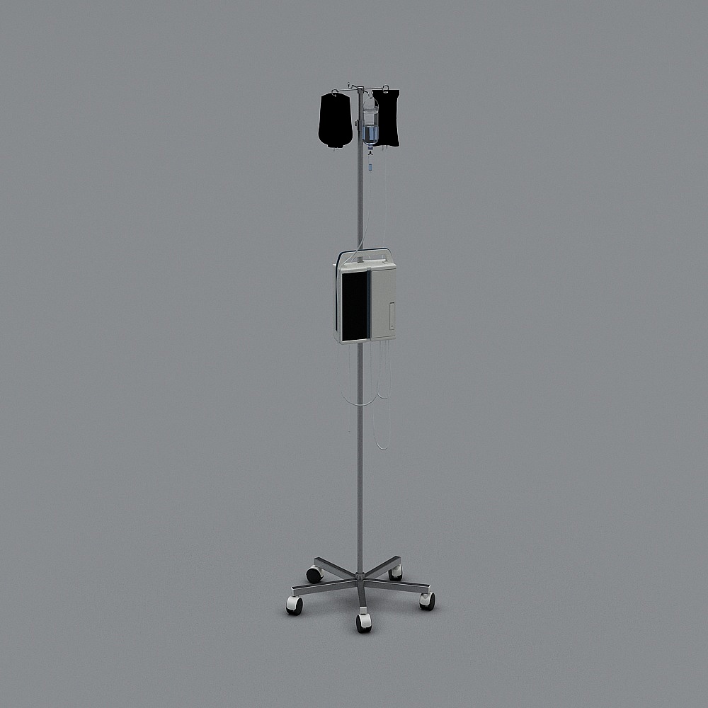 Hospital Moderno - Bastidor de Infusión-1