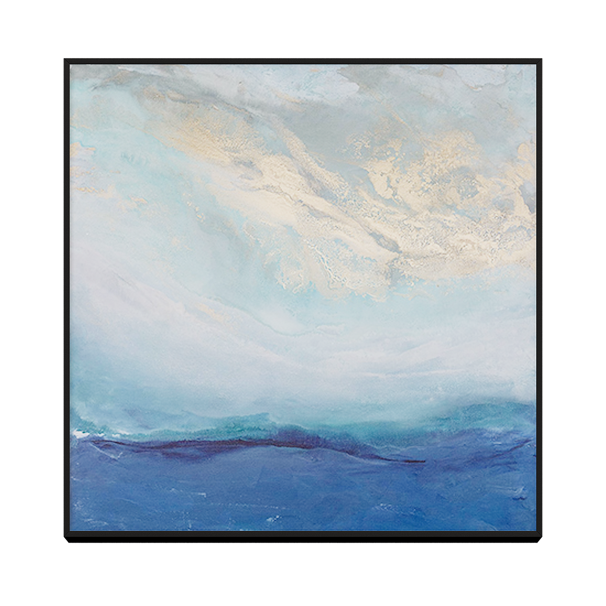 Ocean's Dawn 3D Model – Serene Low-Poly Seascape