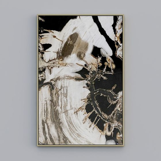 Stylish Low Poly Abstract Art 3D Model