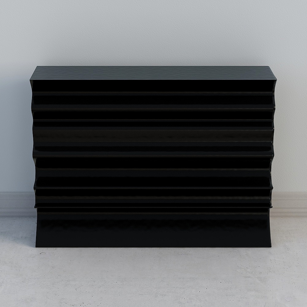 Wavy Cabinet 3D model for Modern Design