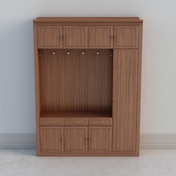 Minimalist Storage Cabinet 3D model