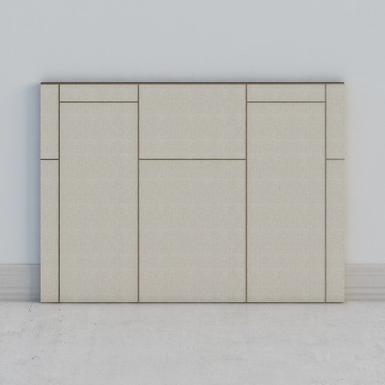 Modular Partition 3D model for Modern Aesthetics