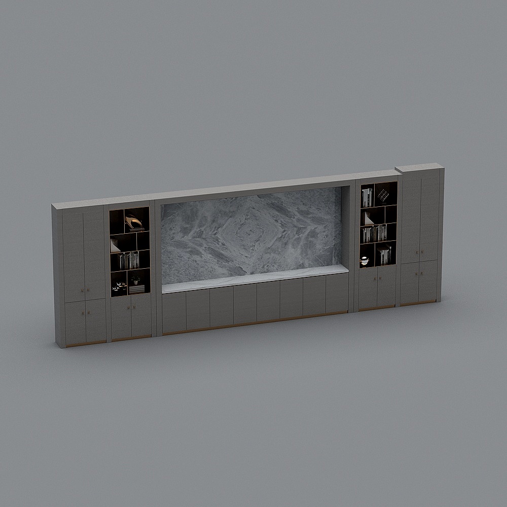 Modern General Manager's Office 3-Background Cabinet