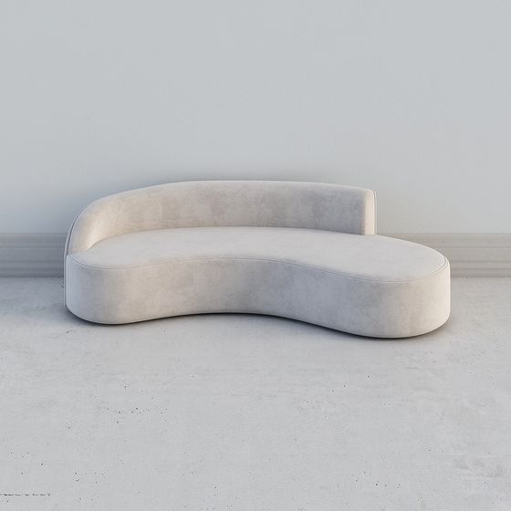 Modern Minimalist Sofa 3D model
