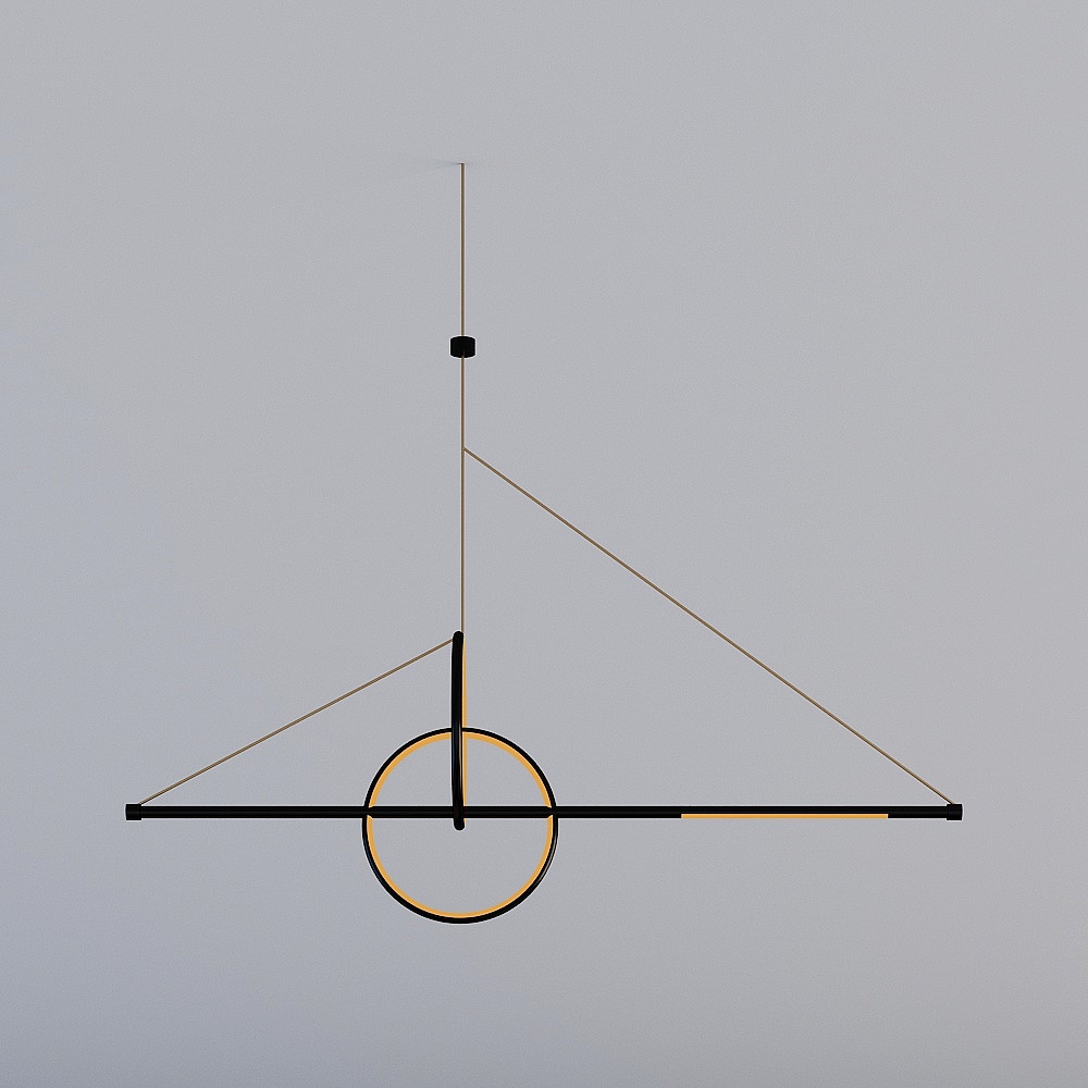 Modern light luxury general manager room - chandeliers