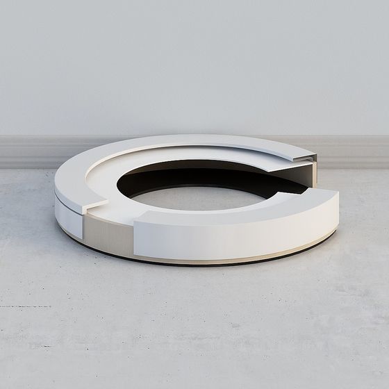 Futuristic Circular Platform 3D model