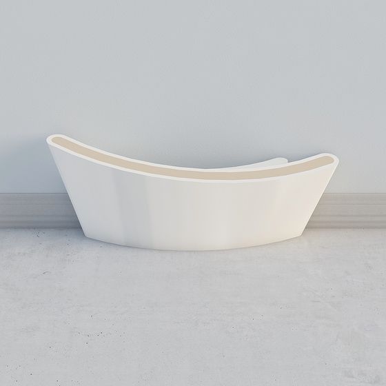 Streamlined Bathtub 3D model
