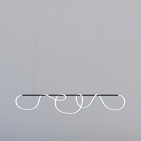 북유럽 패브릭 소파 조합 - 창의적인 샹들리에