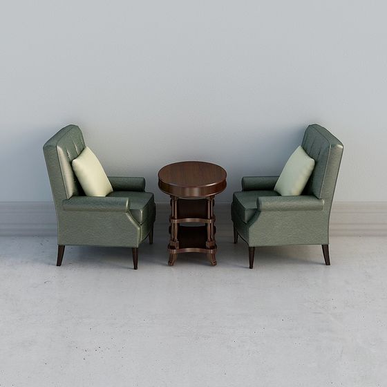 Combinación de 3 sofás de café americano