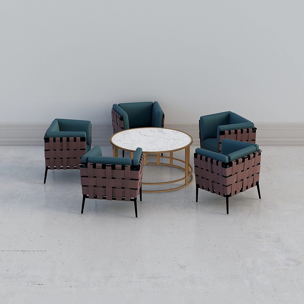 Modern reception area - sofa combination