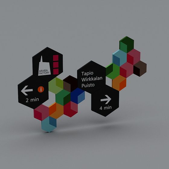 Color Navigation 3D Model for Creative Projects