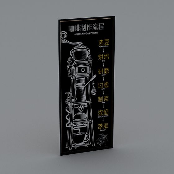 Vintage Coffee Machine 3D model