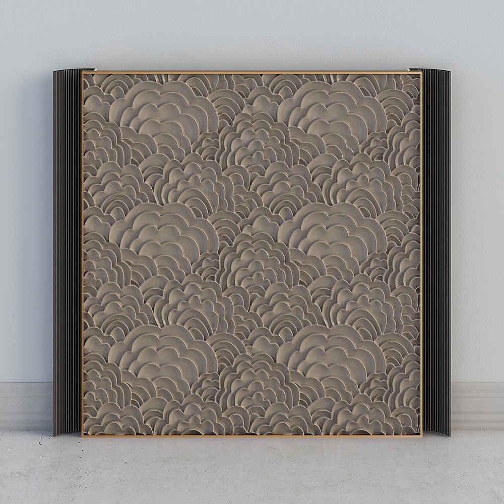 Neo-Chinese background wall