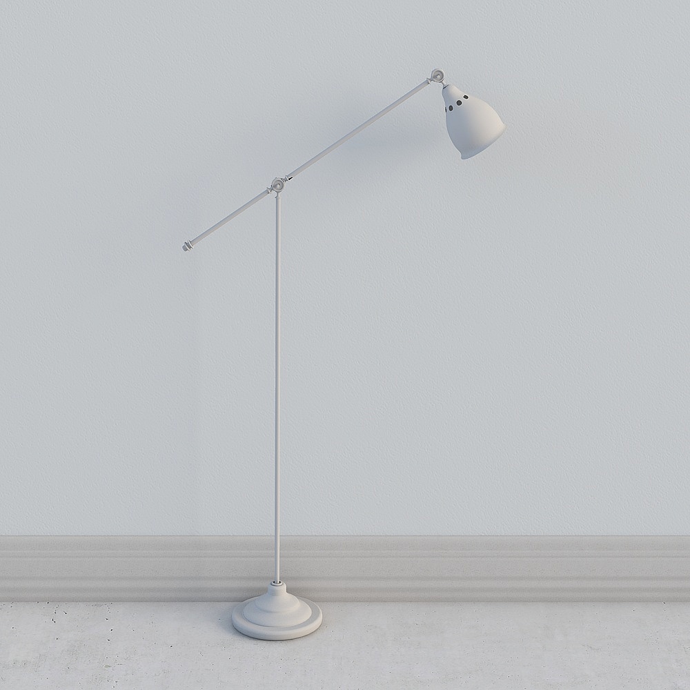 モダンスエードソファコンビネーション-3-フロアランプ