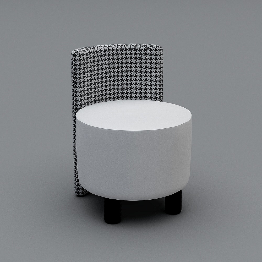 Ensemble de canapés en velours moderne-2 chaises rondes