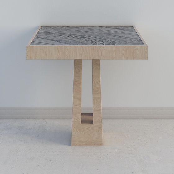 T-Shaped Table 3D model