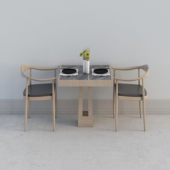 Новый китайский ресторан - стол и стулья на 2 человека