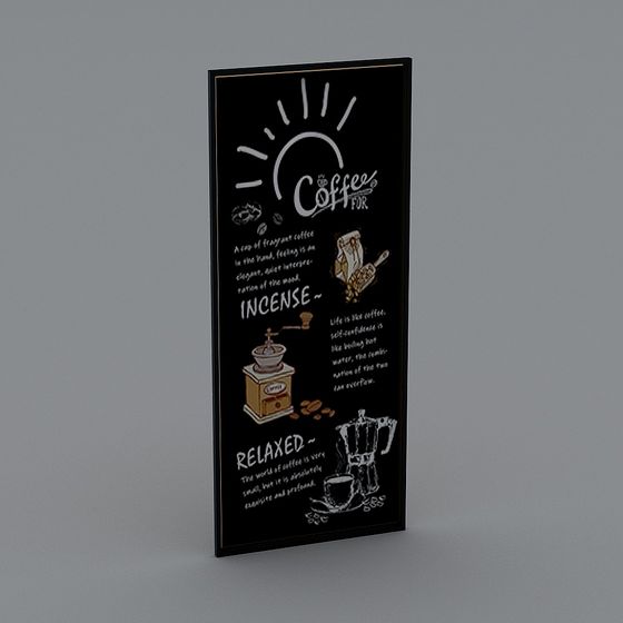 Stylish Coffee Corner 3D model