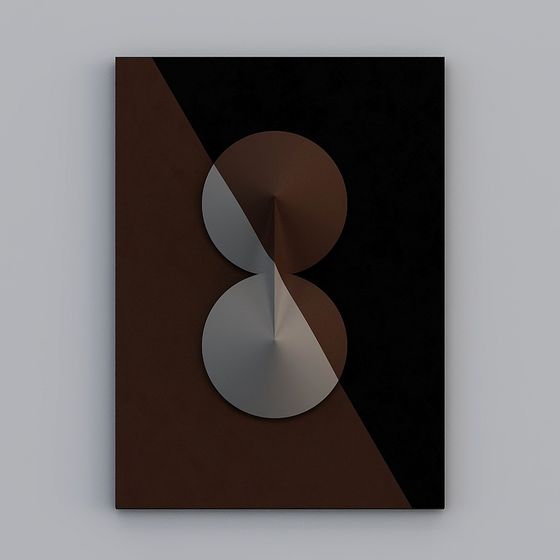 Low Poly Modern Aesthetic 3D model