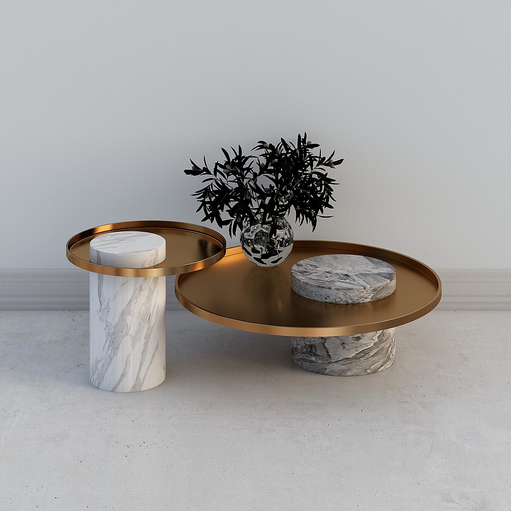 Современная комбинация изогнутого дивана из ткани - кофейный стол