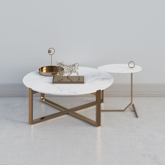 모던 패브릭 소파 콤비네이션 - 5-커피 테이블