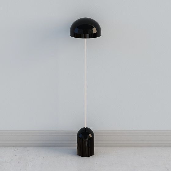 Stylish Minimal Floor Lamp 3D model for Modern Spaces
