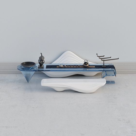 Flowing Art Table 3D model