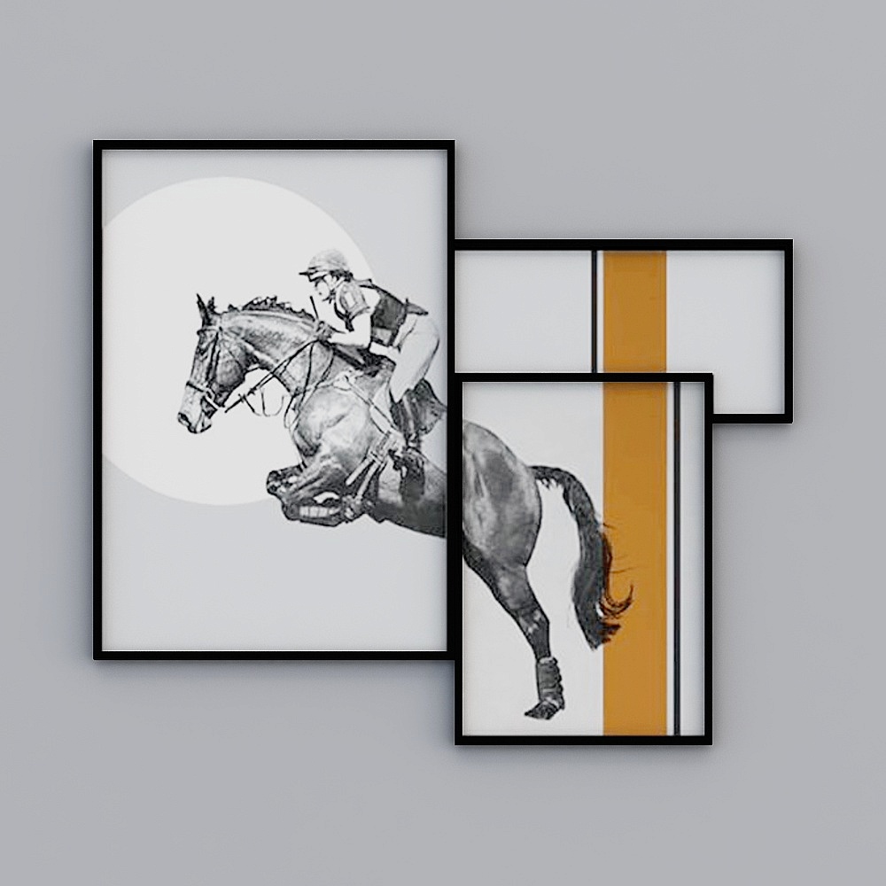 Sofa góc kết hợp vải hiện đại - 22 - tranh treo tường