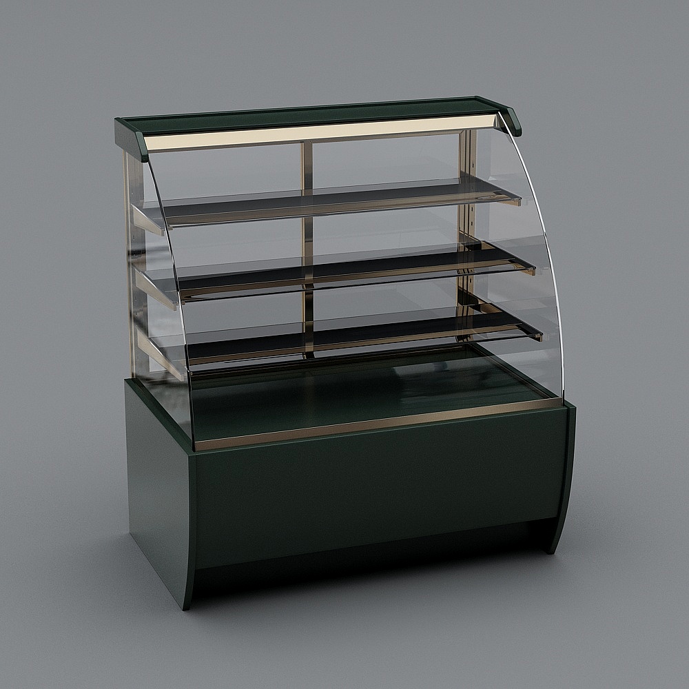 Modern light luxury milk tea dessert shop-display stand