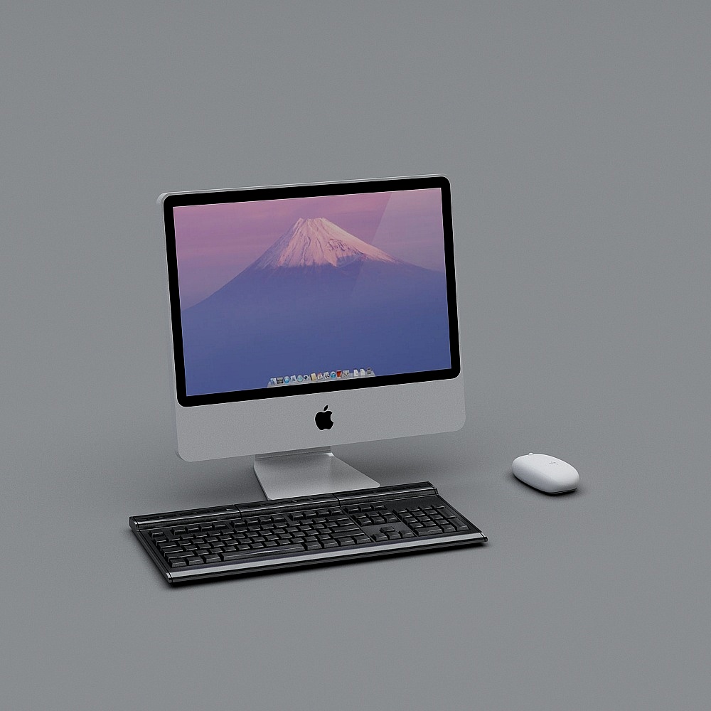 Sleek iMac 3D Model for Creative Projects
