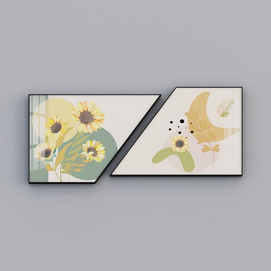 Vibrant Nature-Inspired 3D Models Artworks