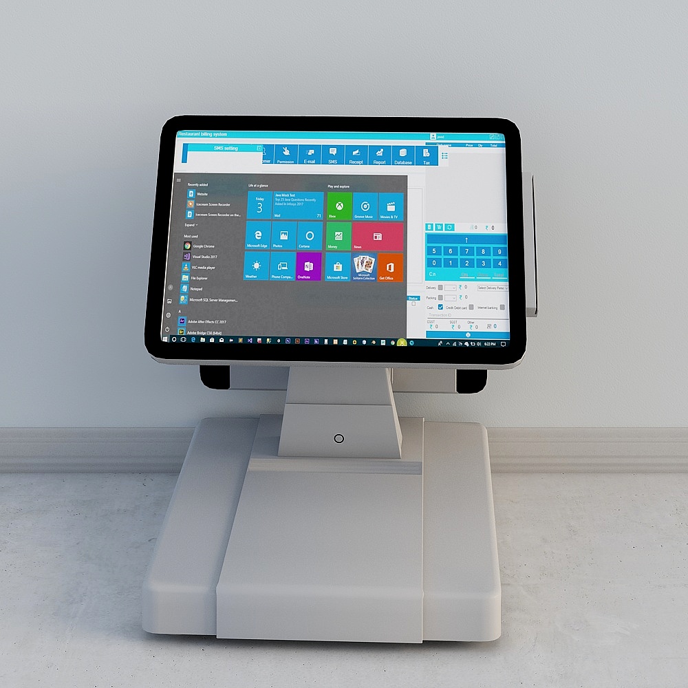 Modern Nordic coffee shop - cash register equipment