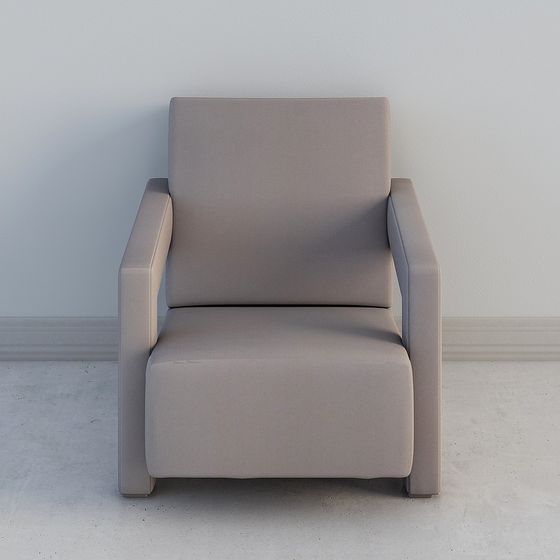 Stylish Low-Poly Sofa 3D model for Modern Interiors