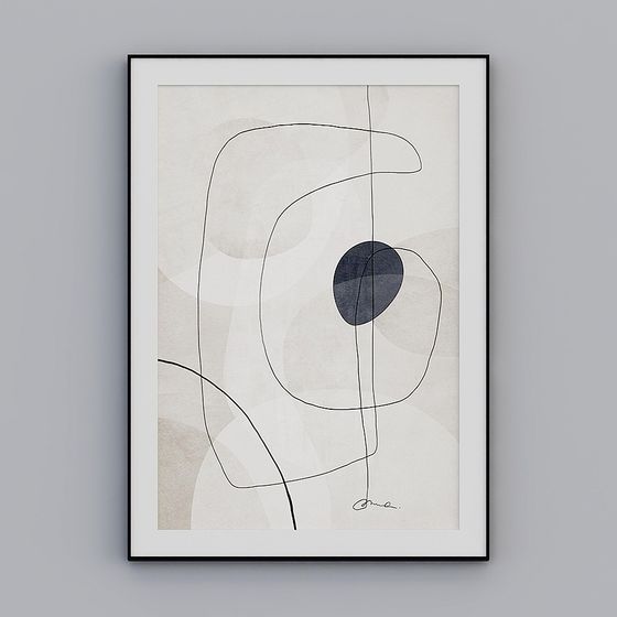 Abstract Lines 3D model